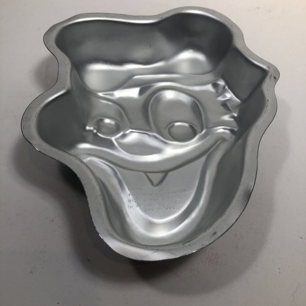 Vintage 1976 Wilton Donald Duck Disney Character 8.5" Pan Mold Smash Cake - Picture 4 of 6